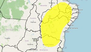 Inmet mantém alerta de baixa umidade para 21 cidades do Sertão de Alagoas