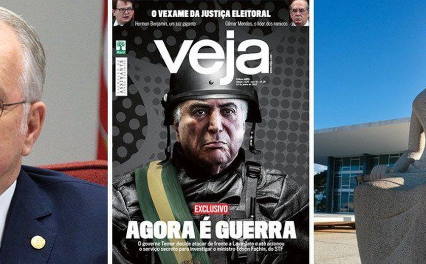 Temer cometeu novo crime de responsabilidade ao espionar Fachin