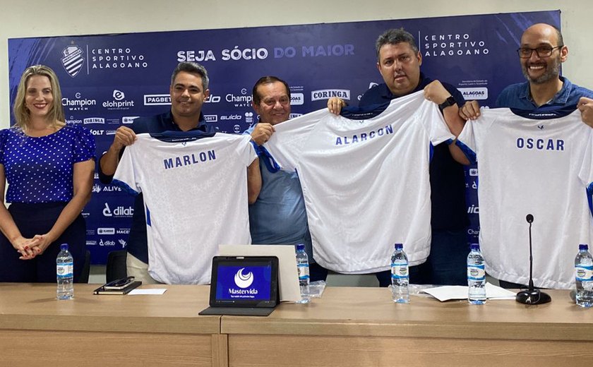 Direção do CSA apresenta novo departamento de futebol