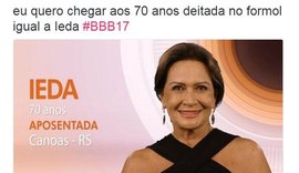 'BBB 17': aos 70 anos, beleza de Ieda impressiona telespectadores