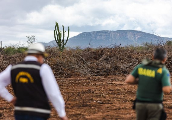 FPI embarga 40 áreas na Caatinga alagoana em dez dias