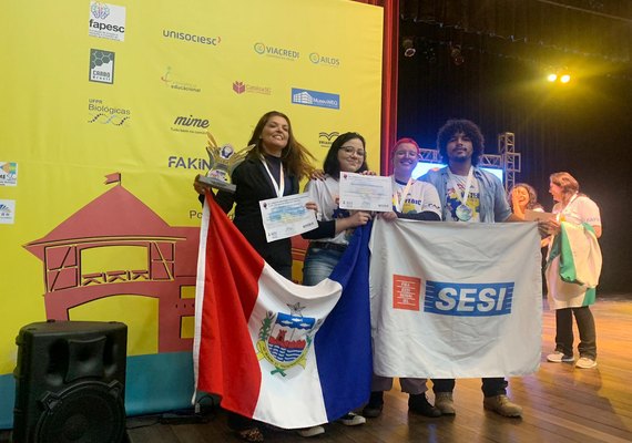 Equipes do Sesi/AL conquistam 1º lugar na Feira Brasileira de Iniciação Científica