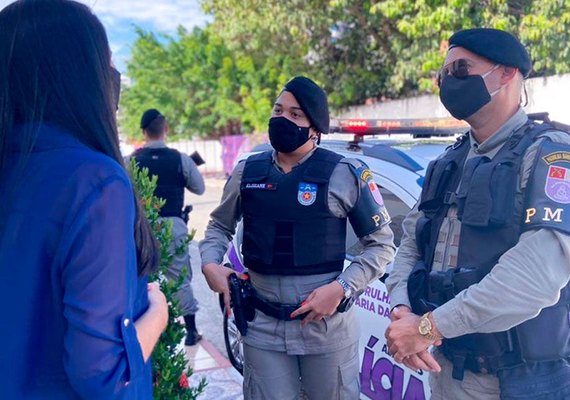 Em quase três anos, Patrulha Maria da Penha efetua 62 prisões em Maceió