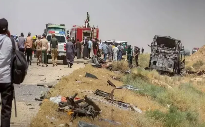 Colisão entre dois ônibus deixa 35 mortos e dezenas de feridos na Síria