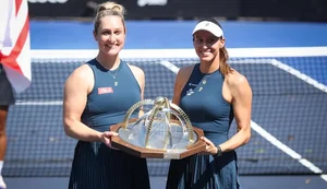 Luisa Stefani é bicampeã de duplas do SP Open, o 1º ao lado de Gabriela Dabrowski