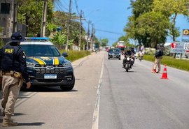 PRF reforça fiscalização nas rodovias federais durante a Operação Padroeira do Brasil em Alagoas