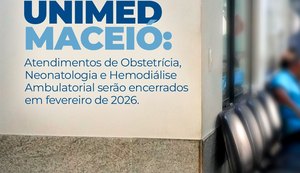 Santa Casa de Maceió e Unimed prorrogam por 90 dias prazo para suspensão de serviços de obstetrícia, neonatologia e hemodiálise