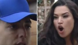 'A Fazenda 12': Lucas e Raissa voltam a discutir e se exaltam durante bate-boca