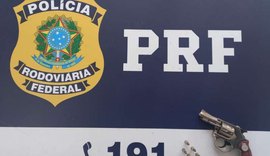 PRF em Alagoas prende homem por porte ilegal de arma em São Sebastião