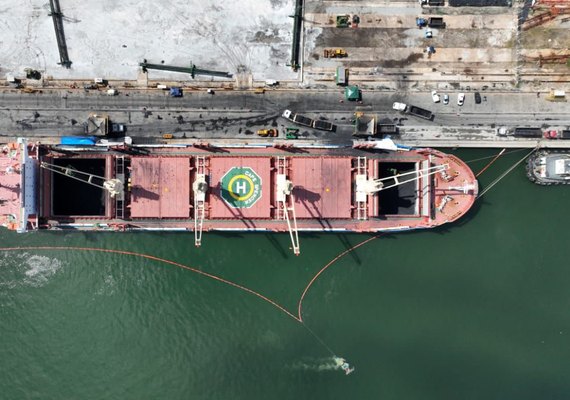 Intermarítima nega contaminação por coque de petróleo no Porto de Maceió