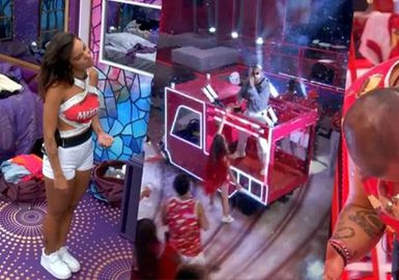 Terceira festa do BBB 24 tem curtição, Vanessa Lopes assumindo namorado e choro de MC Bin Laden
