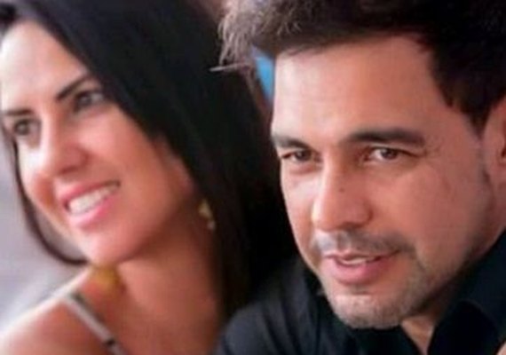 Cantor Zezé Di Camargo nega celular top à namorada Graciele Lacerda