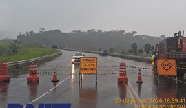 DNIT inicia recuperação da Serra da Catita após queda de rocha na BR-416