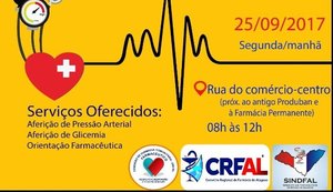 Dia Internacional do Farmacêutico será comemorado com ação no Centro de Maceió