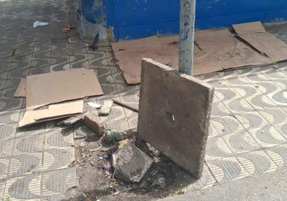 Equipamentos de iluminação são reforçados após novos furtos no Centro de Maceió