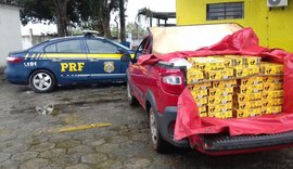 Polícia Rodoviária Federal apreende 180 kg de fumo sem nota fiscal na BR-316